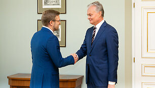 Linas Kukuraitis ir Gitanas Nausėda