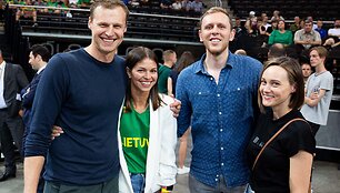 Martynas Pocius, Viktorija Pocienė, Tomas Balčėtis ir Rasa Balčėtė