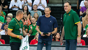 Mindaugas &Scaron;pokas, Artūras Karni&scaron;ovas, Arvydas Sabonis