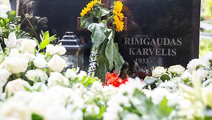 Aktorius Rimgaudas Karvelis i&scaron;lydėtas į paskutinę kelionę