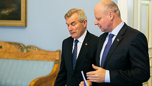 Viktoras Pranckietis ir Saulius Skvernelis