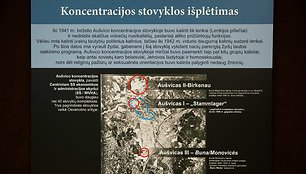 Parodos „Nacistinės Vokietijos mirties stovykla. Konzentrationslager Auschwitz“ pristatymas