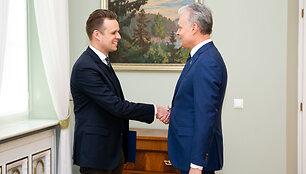 Gabrielius Landsbergis ir Gitanas Nausėda