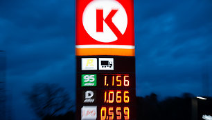 „Circle K“ degalinės kainos