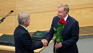 Viktoras Pranckietis ir Rimantas Sinkevičius