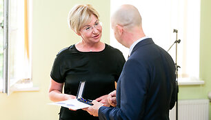Rolanda Lingienė ir Aurelijus Veryga