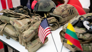 Šaulių Sąjungos, JAV ambasados ir karių, NATO pajėgumų integravimo vieneto ginkluotės ir informacinė ekspozicija