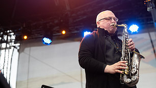 „Nida Jazz“ uždarymo koncerto akimirka