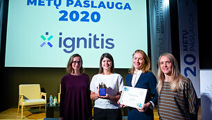 Apdovanojimai &bdquo;Metų paslauga 2020&ldquo;