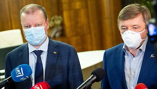 Saulius Skvernelis ir Ramūnas Karbauskis