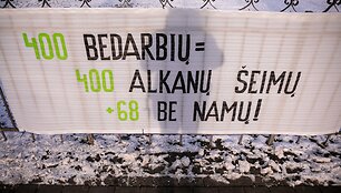 &bdquo;Belorus&ldquo; sanatorijos darbuotojų mitingas