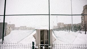 Subliū&scaron;kęs pripučiamas stadionas Pilaitėje