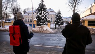 Lietuvos žurnalistų akcija palaikant Baltarusijoje sulaikytas žurnalistes