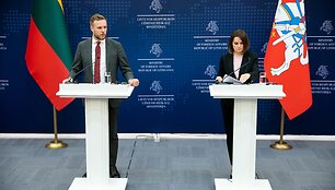 Gabrielius Landsbergis ir Sviatlana Cichanouskaja