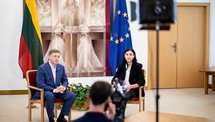 Ramūnas Karbauskis ir Roberta Tracevičiūtė
