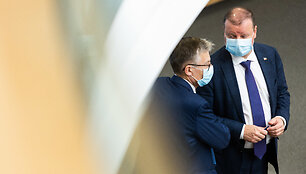 Julius Sabatauskas ir Saulius Skvernelis