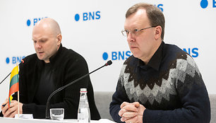 K.Krivicko ir N.Puteikio spaudos konferencija