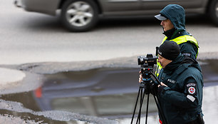 Kelių policijos vykdoma greičio kontrolė