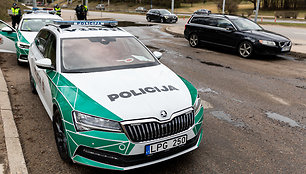 Kelių policijos vykdoma greičio kontrolė