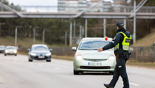 Kelių policijos vykdoma greičio kontrolė