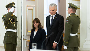 Katerina Sakelaropulu ir Gitanas Nausėda