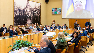 Konferencija Seime, skirta paminėti Lietuvos ir JAV diplomatinių santykių &scaron;imtmetį