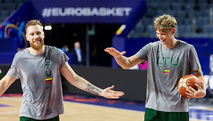 Ignas Brazdeikis ir Mindaugas Kuzminskas