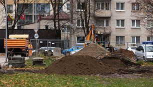 Vieta, kur turėtų būti Šv. Florijono skveras