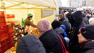 Kaziuko mugėje pardavinėti Trakų riestainiai