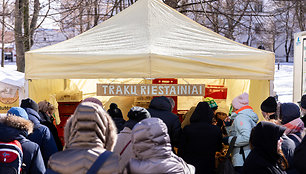 Kaziuko mugėje pardavinėti Trakų riestainiai