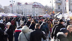 Kaziuko mugėje pardavinėti Trakų riestainiai