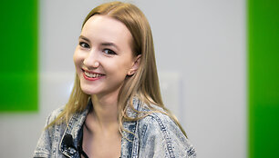 Paula Valentaitė 15min redakcijoje