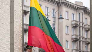 Iškilminga trijų Baltijos valstybių vėliavų pakėlimo ceremonija