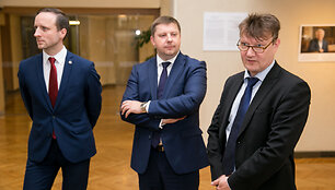 Ministro Pimininko ir  &bdquo;Orlen&ldquo; generalinio direktoriaus susitikimas