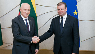 Ministro Pimininko ir  &bdquo;Orlen&ldquo; generalinio direktoriaus susitikimas