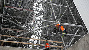 Vilniaus Šv. Juozapo bažnyčios stogo dengimo darbai