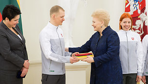 Tomas Kaukėnas ir Dalia Grybauskaitė