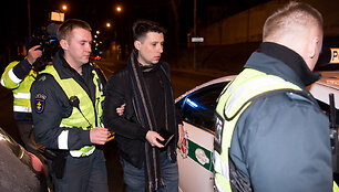 Naktinio policijos reido akimirka