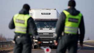 Rytinio policijos reido akimirka