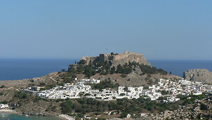 Baltasis Lindos miestelis, Rodas