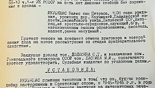 Kopijos i&scaron; slaptos K.Jakubėno bylos.