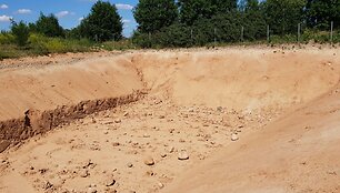 VBDT veikla statybinių atliekų sąvartyne 2019 m. pavasarį