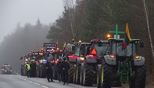 Ūkininkų protestas &Scaron;ilutėje