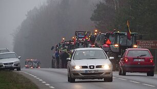 Ūkininkų protestas &Scaron;ilutėje