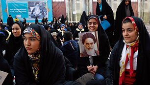 Irane minimos 40-osios Ruhollah Khomeini sugrįžimo per Islamo revoliuciją metinės