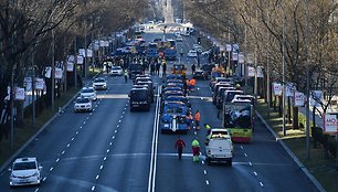 Taksi vairuotojų streikas Madride