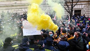 Protestuotojai Tbilisyje