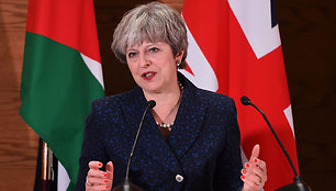 Theresa May Jordanijoje