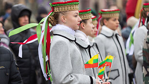 Katedros aik&scaron;tėje paminėta Lietuvos vėliavos diena