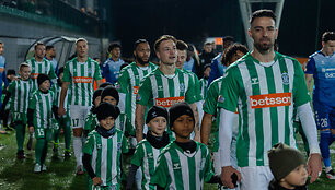 A lygos rungtynės Vilniaus &bdquo;Žalgiris" - Kauno rajono &bdquo;Hegelmann"
